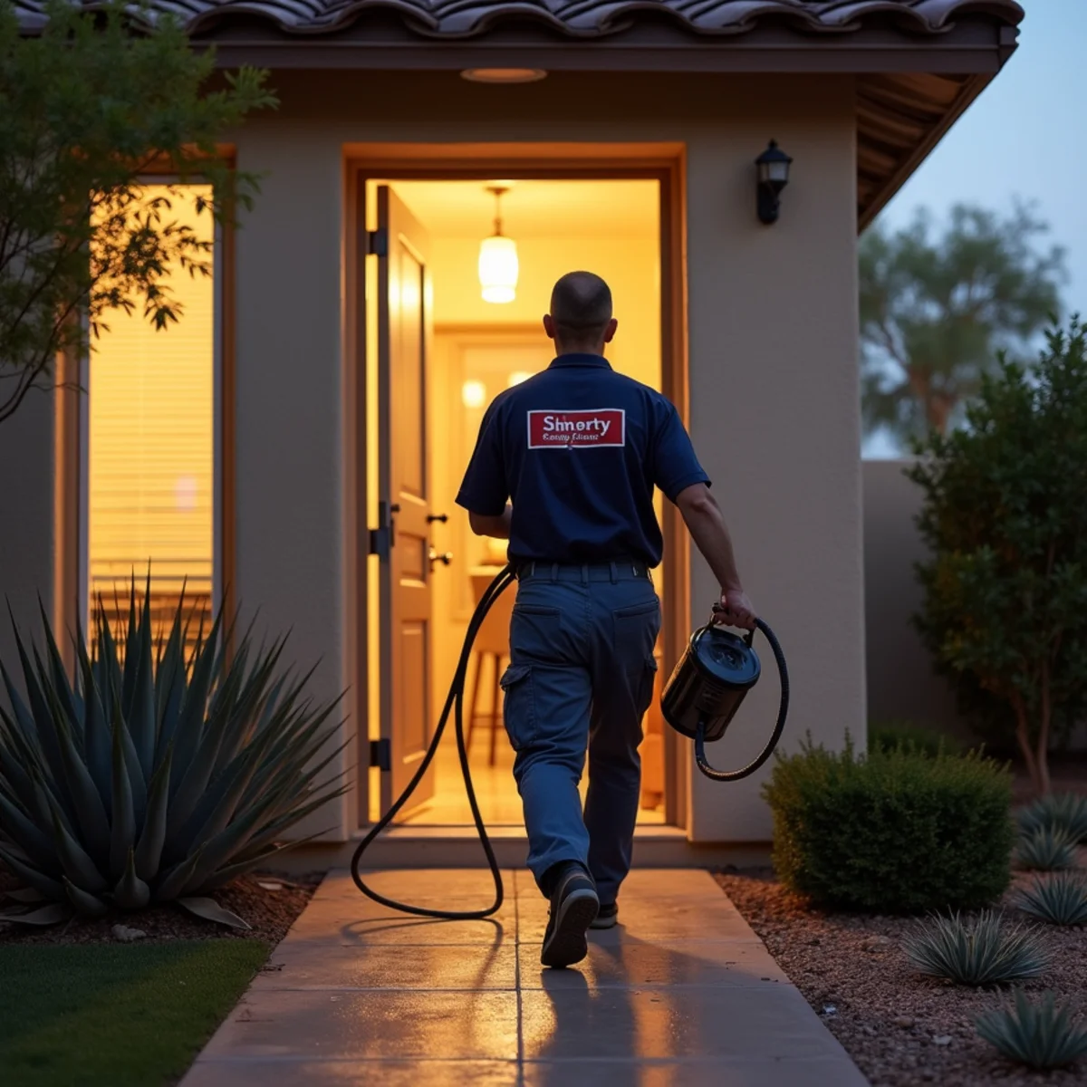 Water damage emergency response at a Tempe, AZ home