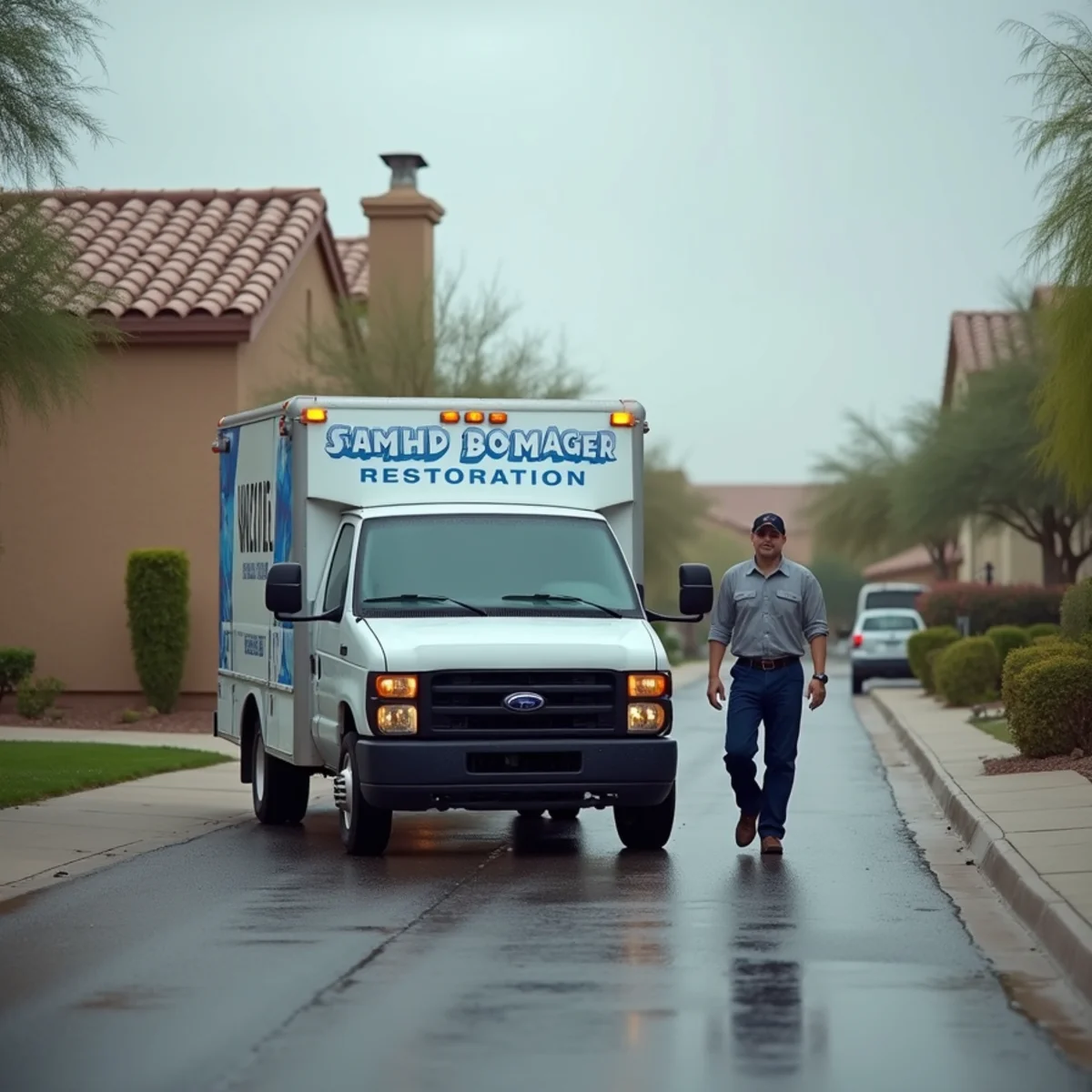 Water damage restoration crew dispatching across Maricopa County, AZ from a central Tempe base