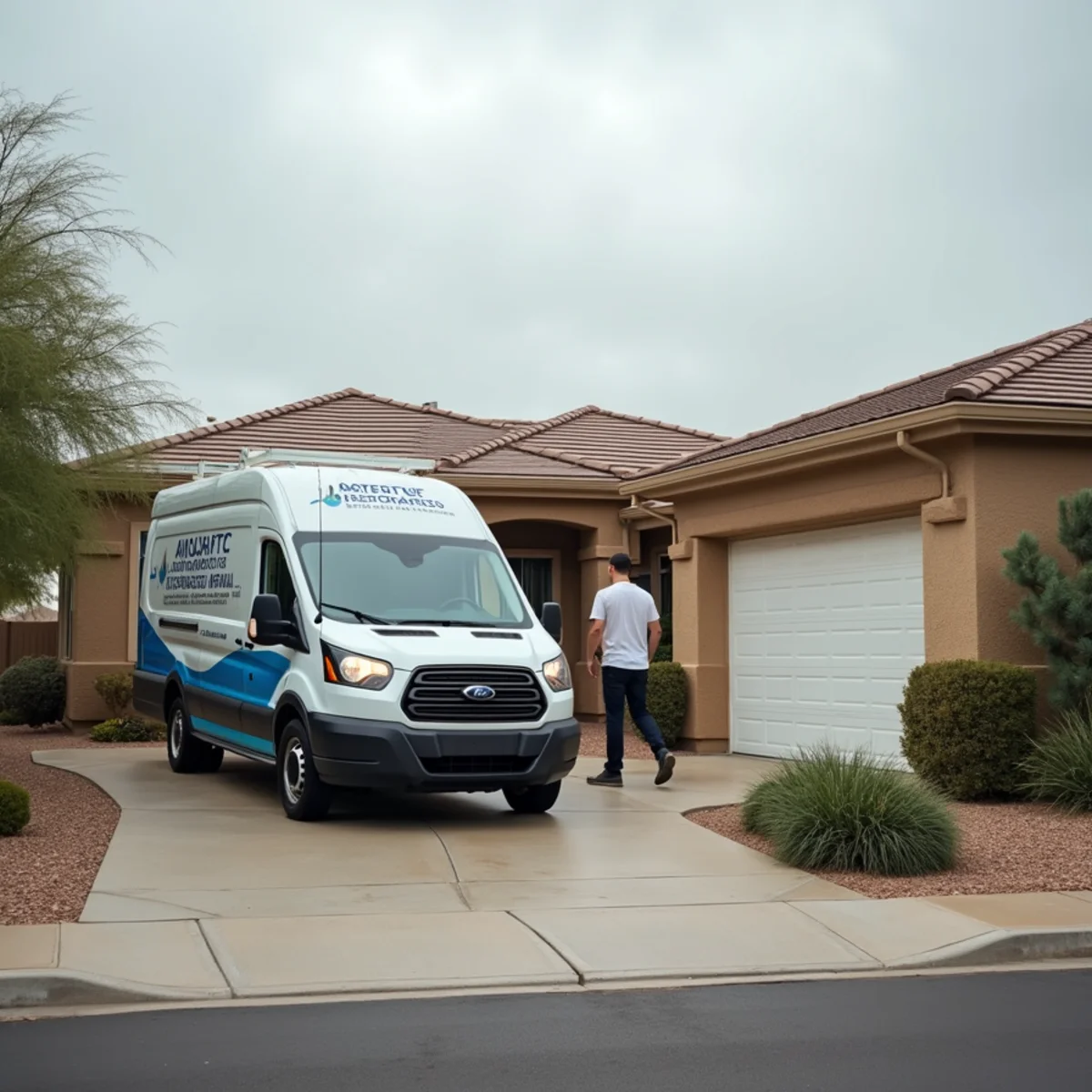 Slab-on-grade 55-plus community home in Sun Lakes, AZ served for water damage restoration